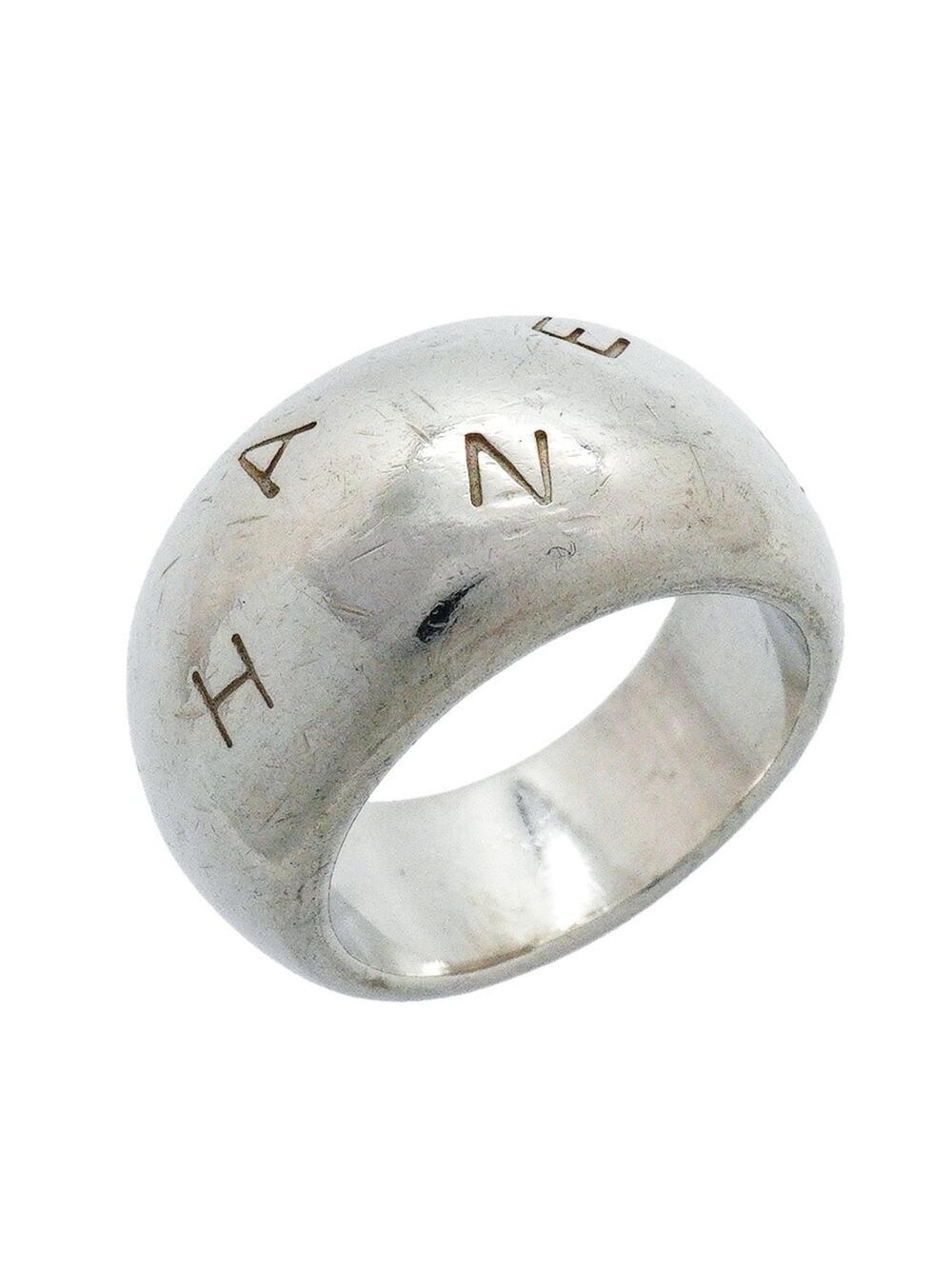 Chanel Band Ring Sterling Silver #357824C75B